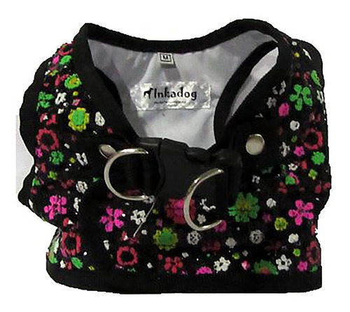 Arnes Para Mascotas Tallas S ( 2 ) Modelo Negro Lentejuela