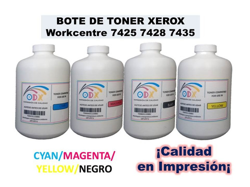 Bote De Toner Xerox Workcentre 7425 7428 7435 26k B