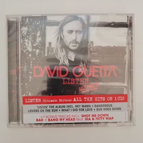 David Guetta Listen Ultimate Cd Nuevo Musicovinyl