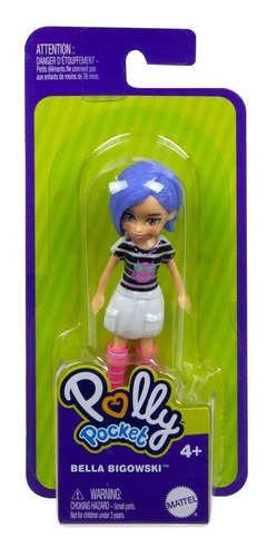 Polly Pocket Bella Bigowski Pelo Morado  - Mattel