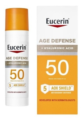 Eucerin Age Defense Sunscreen Spf50 Hyaluronic Acid 75ml