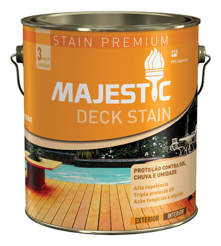 Protector De Madera Exterior Renner Deck Stain - 900ml