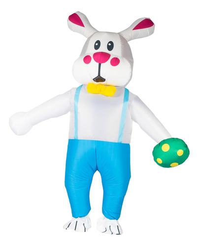 Disfraz De Conejo Inflable De Pascua Para Adultos Para