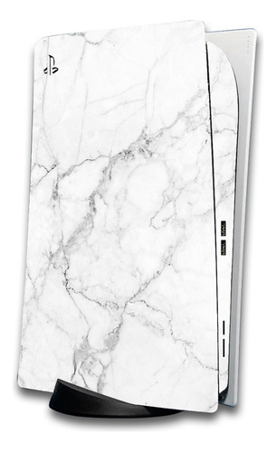 Skin Adhesivo Play 5 + 1 Skin Joystick Combo Calco Ploteo Color White Marble