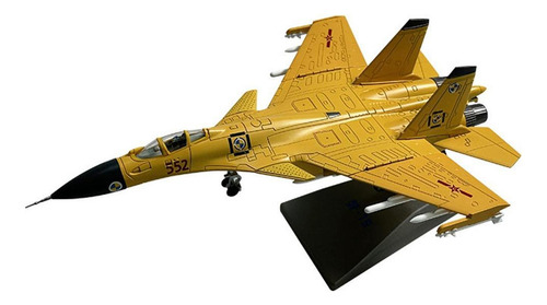 Colección De Modelos De Cazas Fundidos A Presión, Amarillo