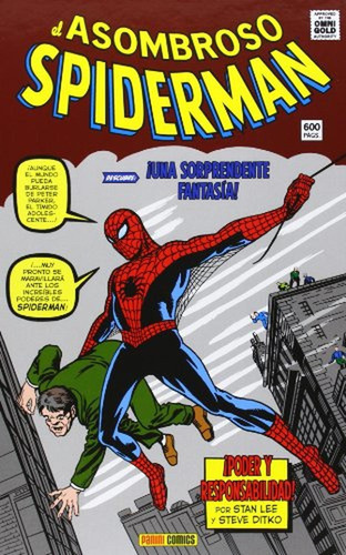 El Asombroso Spiderman. ¡Poder Y Responsabilidad! (Marvel Gold), de Lee, Stan. Editorial Panini, tapa pasta dura en español, 2014