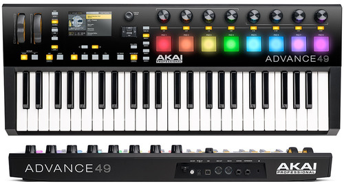 Controlador Teclado Midi Akai Advance 49 