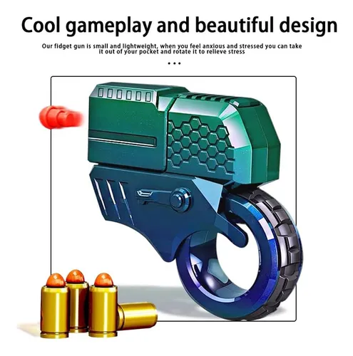 Pistola De Juguete De Aleación Edc Con Punta De Dedo,