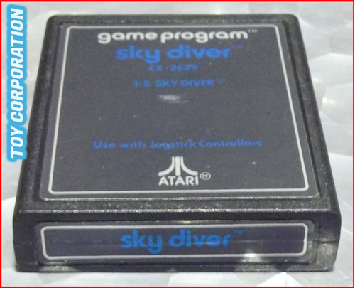 Imagen 1 de 3 de Cartucho Juego Game Program Sky Diver Para Atari 2600 1978 @