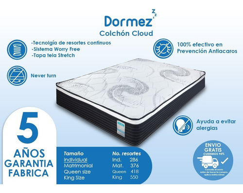 Colchones Individuales Ortopédico Económico Barato Cl