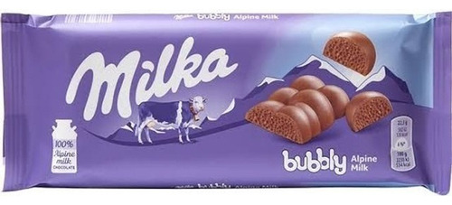 Chocolate Ao Leite Aerado 100g - Milka