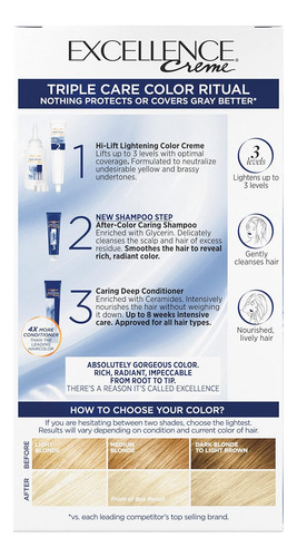 Coloración Permanente Para El Cabello, 100% Cobertura De Can