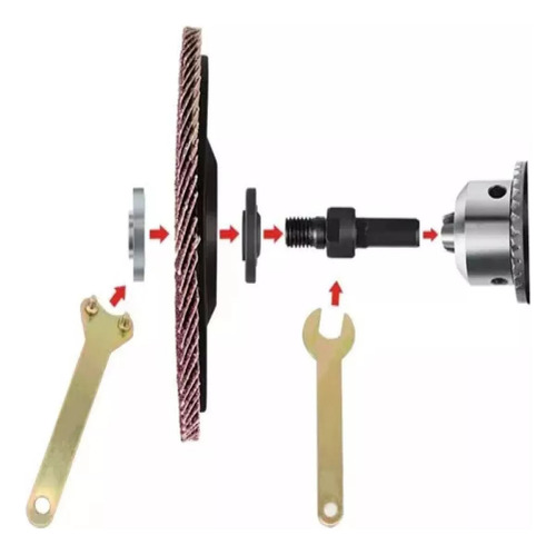 Adaptador Convertidor De Taladro En Esmeriladora Centro