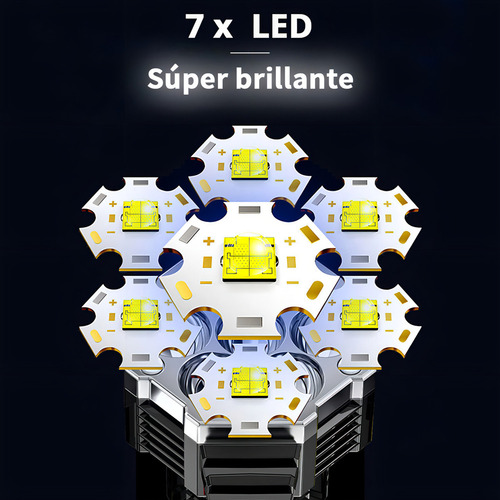 Xing Vanance Std818 Linterna Táctica Led Cob Recargable