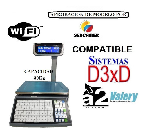 Balanza Etiquetadora Rongta Rls1100c  30kg Wifi Y Sencamer