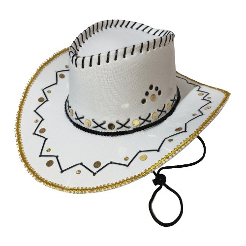 Sombrero Cowboy Blanco, Personalizado.