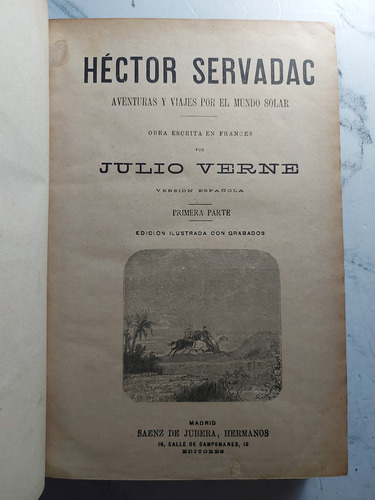 Antiguo Libro Obras De Julio Verne Ian1270
