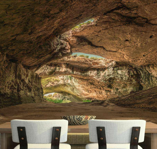 Papel De Parede Natureza Caverna Gruta Pedras Montanha Gg808