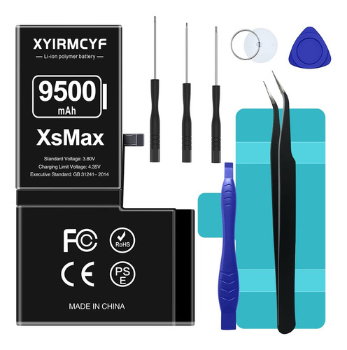 Xyirmcyf Bateria De Gran Capacidad De 9500 Mah Compatible Co