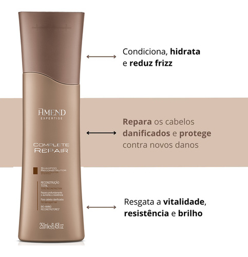 Shampoo Amend 250ml Complete Repair Reconstrutor