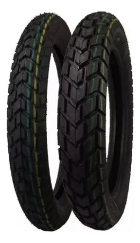 Kit Par De Pneus Robusto Ybr Factor Dafra Speed Max Ks Es