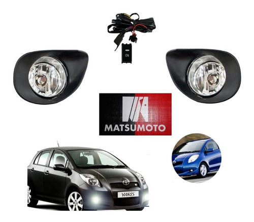 Kit Neblineros Toyota Yaris Sport 1.3 2006 2007 2008 2009