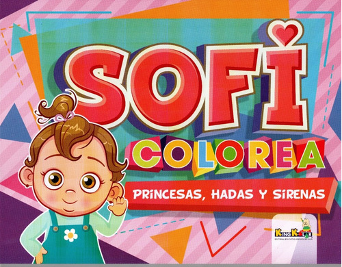 Libro De Princesas, Hadas Y Sirenas Para Colorear + Colores