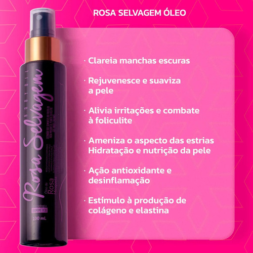 Rosa Selvagem Suvaquinho Desodorante E Clareador De Estrias Fragrância Suave