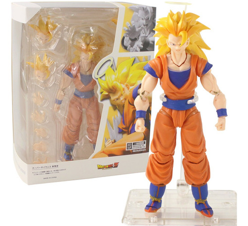 Figura De Acción De Dragon Ball Z Shf Super Saiyan 3 De Son