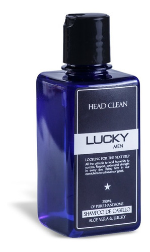 Shampoo Cabello-head Clean Aloe Vera 250ml Lucky Men-riviera
