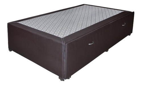 Base Cama Canguro Duplex Individual Con Individual Blanco