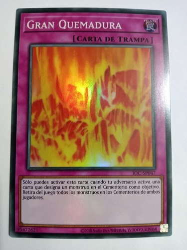 Big Burn Super Rare Español Yugioh