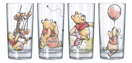 Silver Buffalo Winnie The Pooh, Piglet, Tigger, Hunny - Jueg