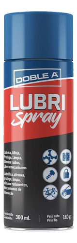 Lubri Spray Lubricante Aromatizado Multiuso Doble A X 300ml