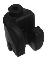 Imagen 1 de 3 de Aislador De Puntilla Bikas Para Cerco Eléctrico (100 Und)