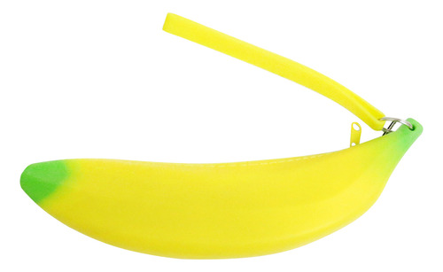 Estuche De Silicona Tipo Banana Para Guardar Lápices, Papele