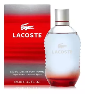 Perfume Lacoste Red 125 Ml Hombre - mL a $2480