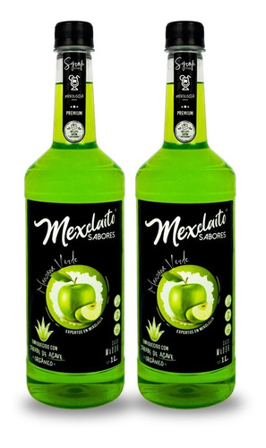 Jarabe/syrop  De Manzana Verde 2l Endulzante Bebidas Postres