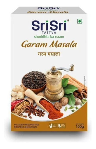 Garam Masala 100 Grs Sri Sri Tattva Especias