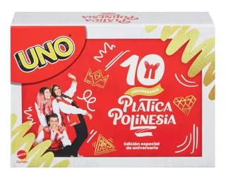 Juego Uno Mattel Los Polinesios 10 Aniversario