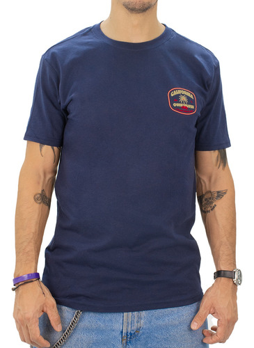 Playera Quiksilver Hombre Caballero Casual California Azul