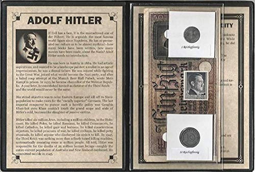 Estuche De Moneda Hitler Third Reich Juego De 3 Monedas Y 2 