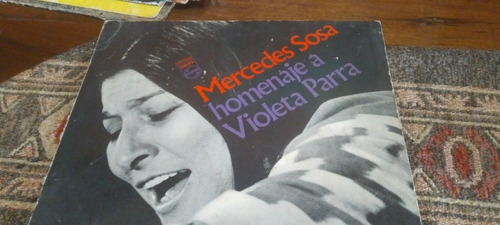 Disco De Vinilo De Mercedes Sosa Homenaje A Violeta Parra