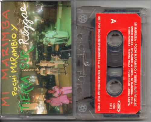 Pochi Marambio Y Tierra Sur Reggae  Cassette  Ricewithduck