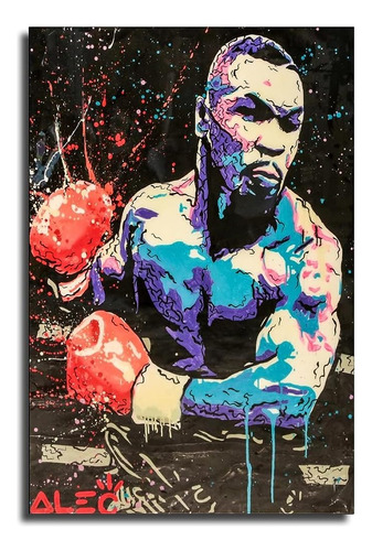 ~? Cjq Alec-monopolys Boxeo Tyson Cartel Pintura Decorativa 