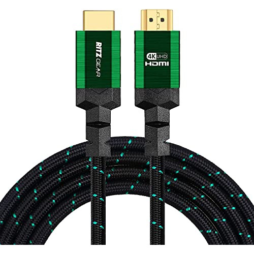 Ritzgear - Cable Hdmi 2.0 4k De 12 Pies (paquete De 5) De 18