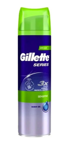 Gillette Gel De Ducha 3x Sensitive Con Aloe 200 Ml
