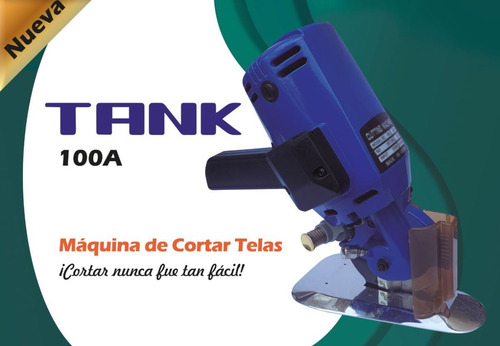 Imagen 3 de 10 de Maquina De Cortar Tela Tank Motor De Puro Cobre 100r Premium