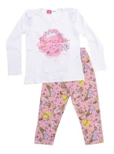 Imagen 1 de 8 de Pijama Niña Cocot Disney Estampado Princesa Art. 20309 T4/10