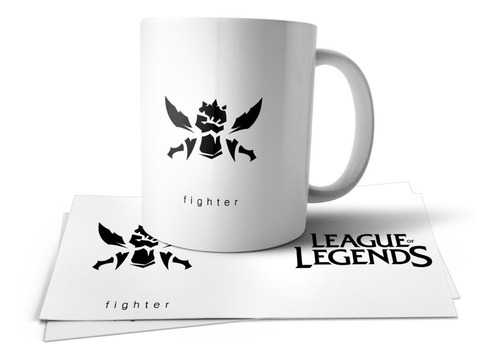 League Of Legends Logo Luchadores Taza Polimero T P E